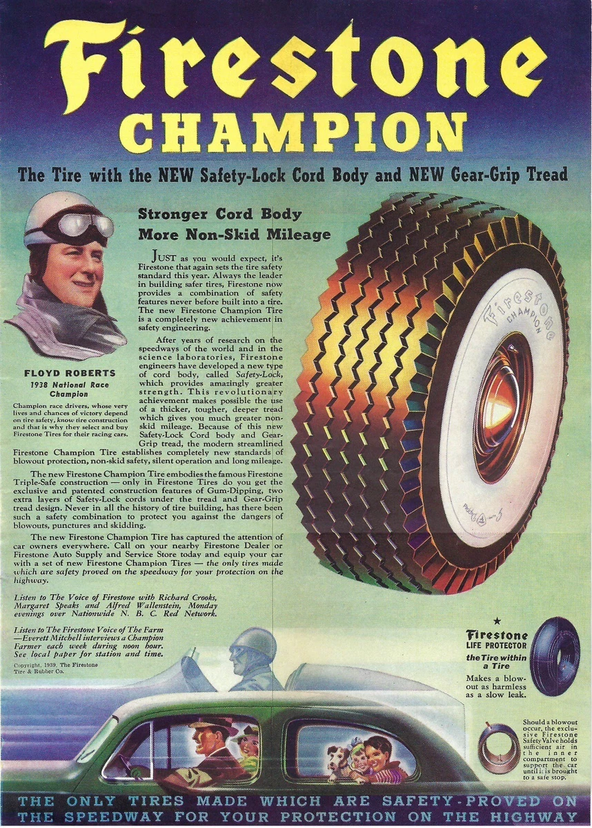 Las mejores ofertas en Cartel de Firestone | eBay