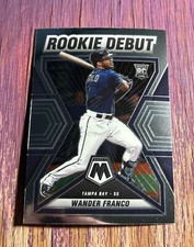 2022 Panini Mosaic Baseball Wander Franco Rookie Debut Base Insert Card #RD-6