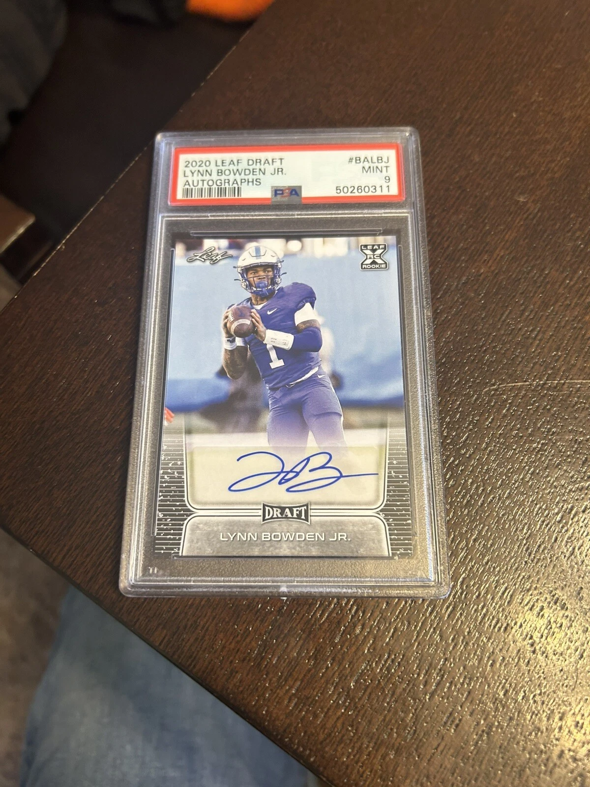 Lynn Bowden Jr. Leaf Draft Autographs #BALBJ Base