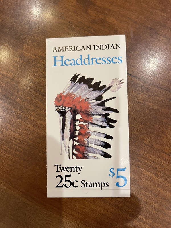 USPS Booklet Scott # BK179 2505a 'Headdresses' MINT BOOKLET