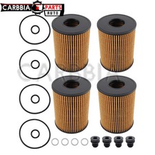 4PCS Oil Filter Pack w/ Seals 26350-2S000 Fits For 2021 Kia Optima 2.5L Engine