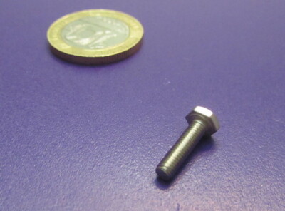 18-8 A2 Stainless Steel Bolt, FT, Metric, M3 x 0.5 x 12 mm Length, 200 Pc