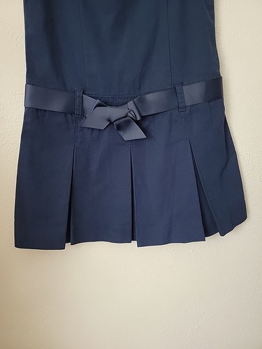 The Children's Place girls Jumper School Uniform Dress Tidal Blue 6X/7 - Picture 3 of 7