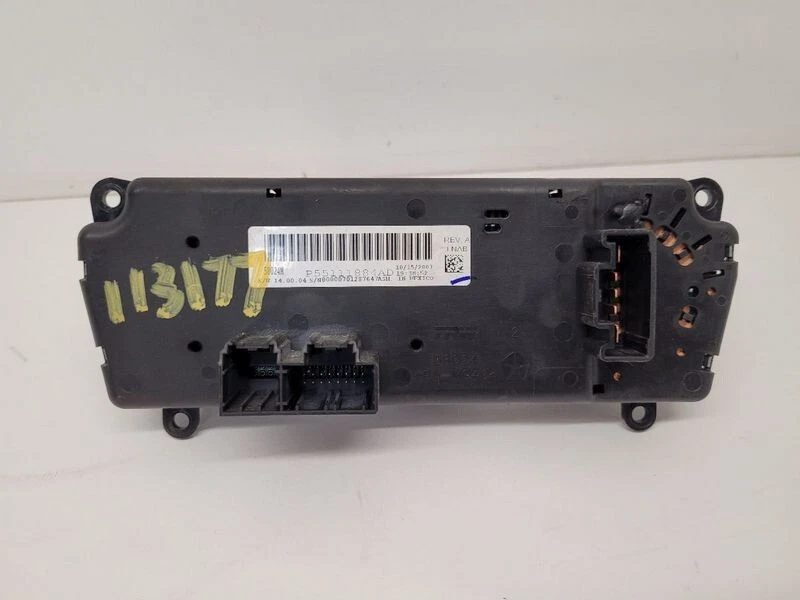 2008-2009 Dodge Nitro aquecedor CA manual controle de temperatura climática - Imagem 3 de 3