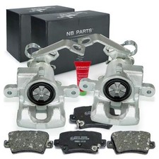 Bremssättel Bremszangen + Bremsbeläge Satz hinten für Honda Civic VIII FN FK