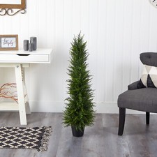 3.5  Topiary Cedar Cypress Artificial Tree UV Indoor/Outdoor. Retail 92