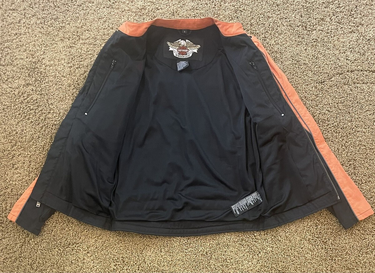 HARLEY-DAVIDSON ジャケット ブラック/オレンジ Harley-Davidson