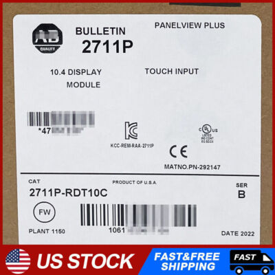 AB 2711P-RDT10C Plus 1000 Color Touch Display Module AB 2711P RDT10C