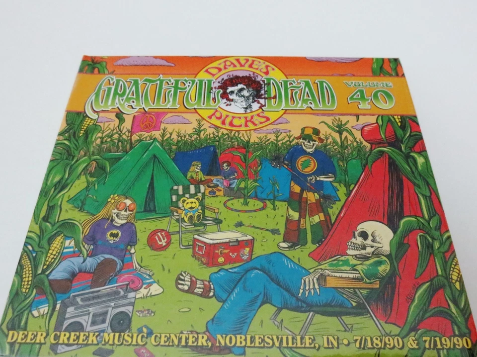 Grateful Dead Dave's Picks 40 Vol. Forty Deer Creek IN 7/18/90 7/19/90 1990 4 CD - Image 3 of 4