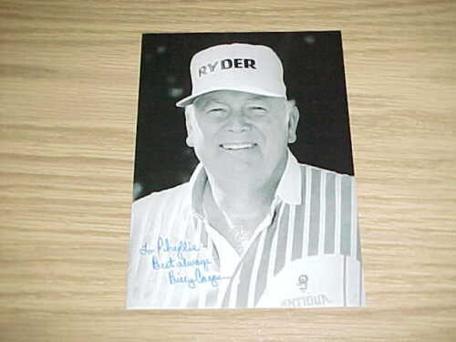 Billy Casper PGA Autographed Signed Golf Photo  - Afbeelding 1 van 1