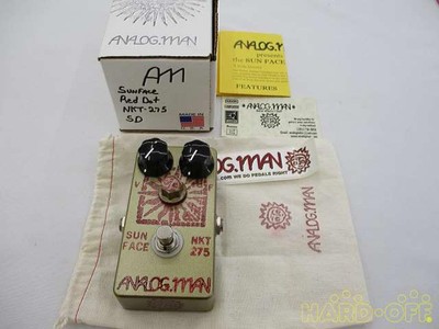 ANALOG.MAN Sunface Rot Punkte NKT-275 SD Fuzz Pedal Selten Used Fehlende Gummi