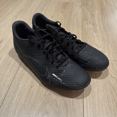 Nike Mercurial Vapor 15 Club Men s Size 8 FG MG Black Soccer Cleats DJ5963-001