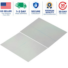 2 Pack 9.7" Polarized Film Sheets, Adhesive Linear Polarizer for Screen Photog