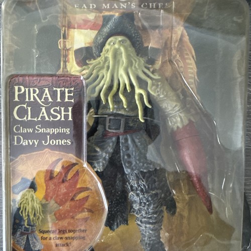 Figura de acción Disney Zizzle Piratas del Caribe DAVY JONES Garra Snap 7" - Imagen 4 de 4