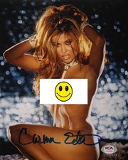 Carmen Electra Signed 8x10 Pose Autographed PSA JSA