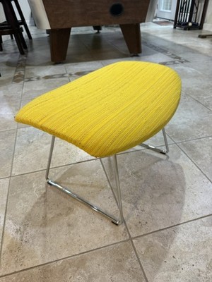 Rare Bertoia Knoll Yellow Ottoman