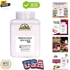 Sea Salt Fine Grain Himalayan Salt, 5 lbs Bulk Bag - 100% Natural, Unrefined,...