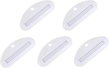 5PCS Toothpaste Tube Squeezer Clips Plastic Dispenser Holder Bathroom Accessory