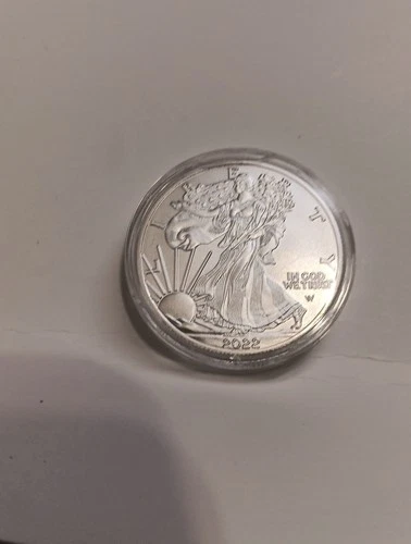 2022 American Silver Eagle 1 Troy Oz .999 Fine 1$ Dollar Coin Authentic Fast Shi