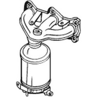 Bosal Katalysator FüR VW Polo 9N_ 1.2 12V 6R_ 6R Skoda Fabia II 542 545 5J