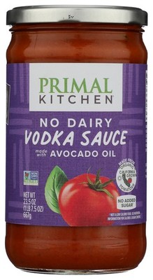 Primal Kitchen 23.5 Oz Vodka Sauce No Dairy Made With Avocado Oil