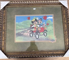 Disney Mickey Mouse “Nifty Nineties” Commemorative Serigraph Cel With COA, Frame