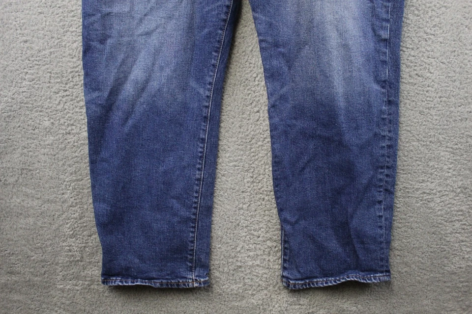 Old Navy The Sky-Hi Blue Jeans Extra High Rise Straight Leg Womens 18 Stretch - Image 3 of 4