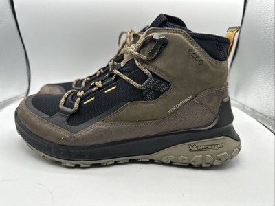 ECCO ULT-TRN Men's 7-7.5 Mid Waterproof Outdoor Boots EU41 Tarmac