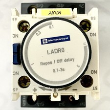 Telemecanique LADR0 Off-Delay Timer Module w/ LC1D09 TeSys D Contactor 9A