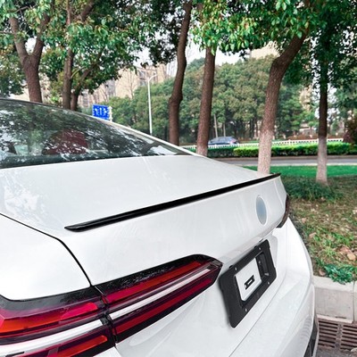 Schwarz glänz Heckspoiler Flügel Lippe Für BMW 5er i5 G60 525i 530i 2023+