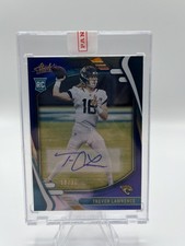 2021 PANINI ABSOLUTE TREVOR LAWRENCE SIGNATURE ROOKIES SPECTRUM BLUE RC AUTO /30