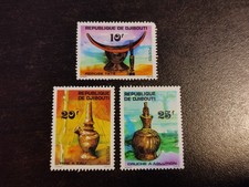 C1396 - Djibouti Djibouti - 1977 - Mi 196 / 198 | Yv 460 / 462 - Art - MNH **