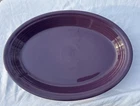 Homer Laughlin Post 86 Fiesta Mulberry 13 1/2  Oval Platter Excellent Used Cond