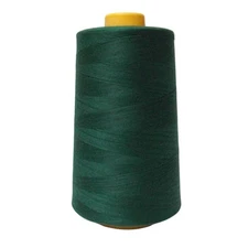 6000-Yard Spool Sewing Thread - 100% Polyester Overlock Cone for All Fabrics