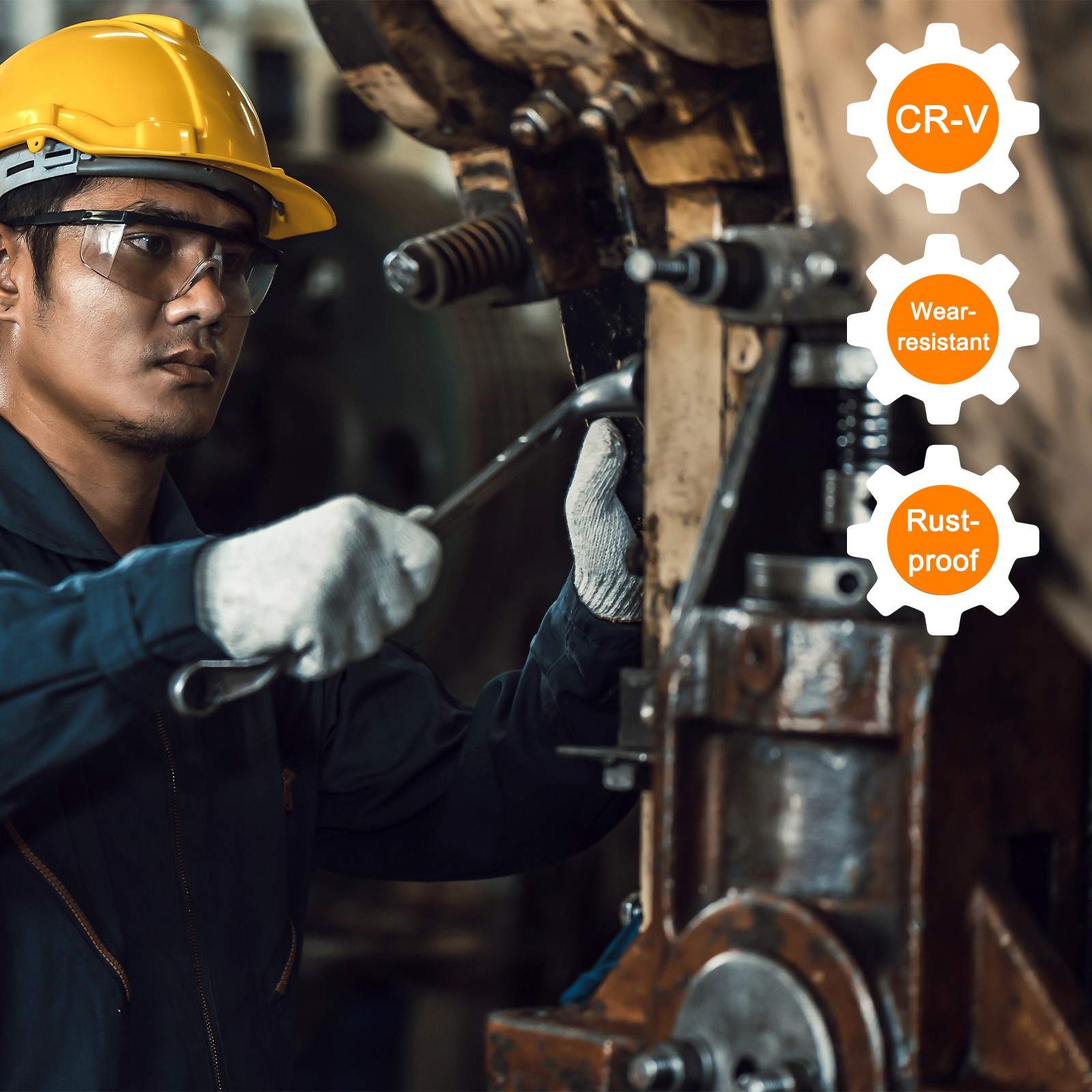 2pcs 45-Degree Offset Box End Wrench 12mm x 13mm Metric Double Box End Wrench