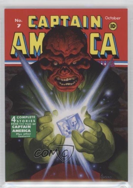 2016 Upper Deck Marvel Masterpieces Level 2 What If 440/999 Red Skull #47 4fl
