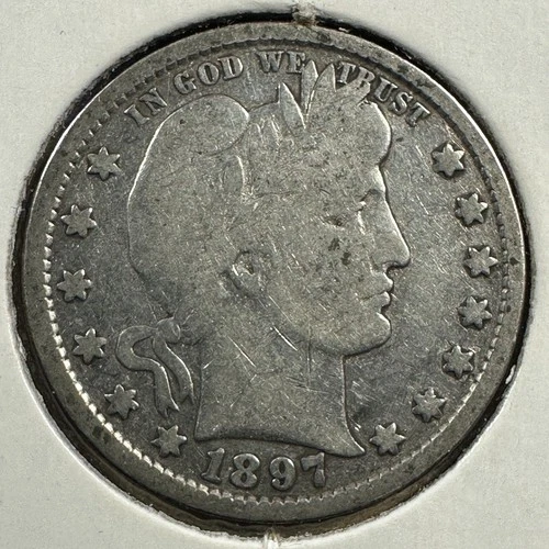 1897 25C Barber Quarter (88502)
