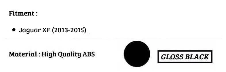 Jaguar XF XFR глянцевый черный задний загрузки спойлер кромки крыло тела набор Aero стиль 2013-15 - Изображение 3 из 4