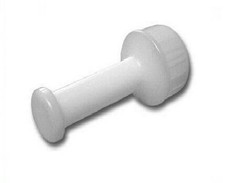White Plastic Handle Stretch Wrap Dispenser  Pack of 1   No Film Included 