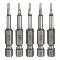 "5 StüCk Magnetische TA20 Dreiecks-Schraubendreher-Bits FüR 1/4\" Sechskant 50Mm"