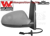 VAN Wezel 3749808 AußEnspiegel Rechts Spiegel AußEn FüR Opel