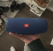 JBL Charge 4 Portable Bluetooth Speaker w/ USB-C, Blue Cylindrical