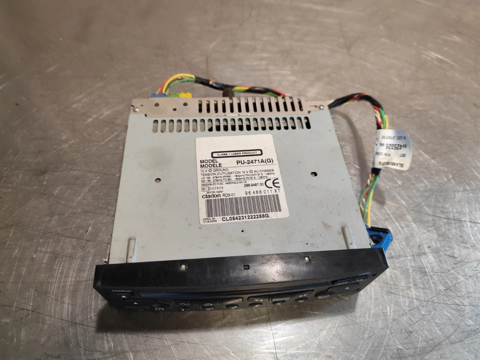 AUTORADIO PEUGEOT 307 2.0 HDI 90CV 96488011XT - Photo 3/4