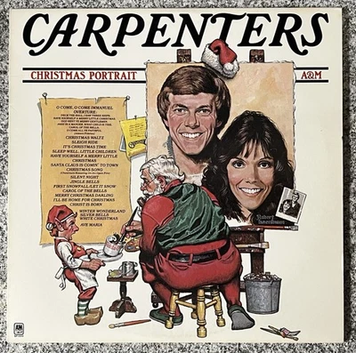 The Carpenters Christmas Portrait LP 12" Vinyl VTG 1978 AM Records SP-3210 VG+ - Image 1 of 4