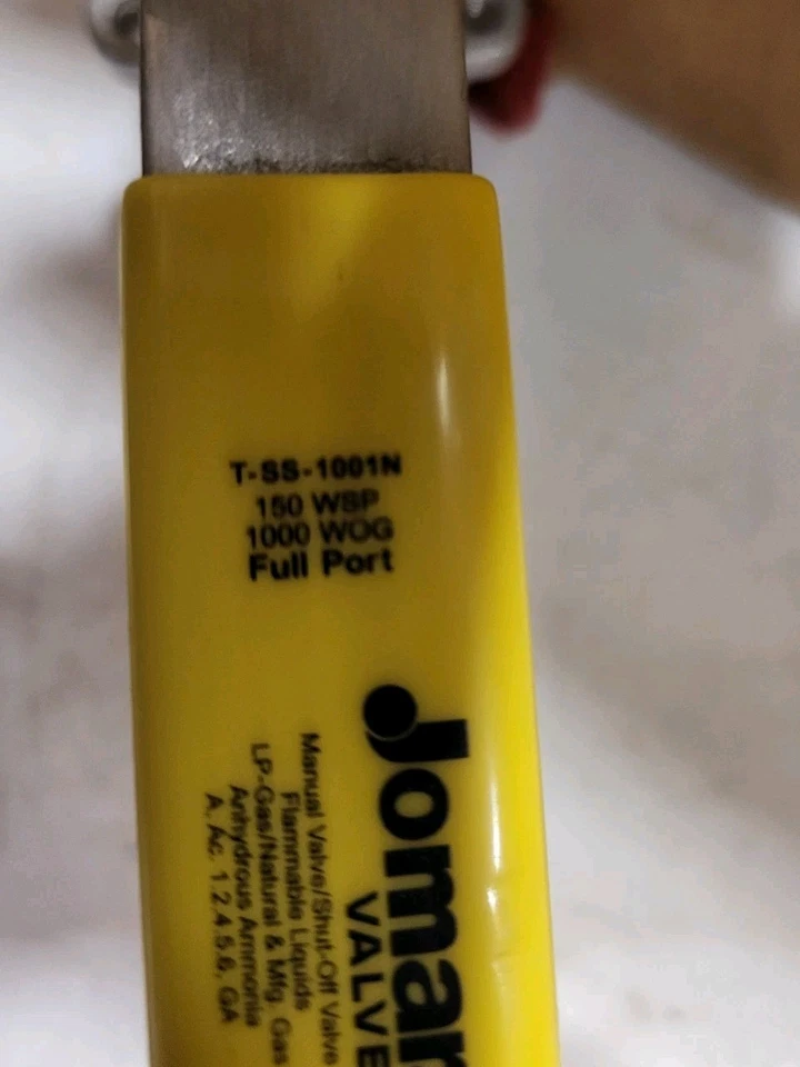 Jomar Valve 3/4" Stainless Steel. T-SS-1001N.  QTY 24 - Image 3 of 4