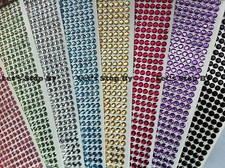 504 pcs 6mm Self Adhesive Rhinestone Crystal Bling Stickers Round iphone auto