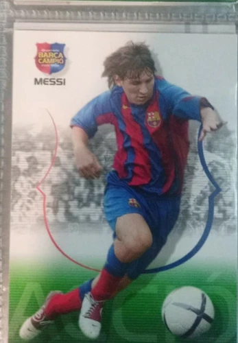 62 MESSI BARÇA CAMPIÓ LEAGUE 2004 - 2005 ROOKIE MEGACRACKS PANINI
