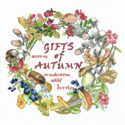 Counted Cross Stitch Kit Gifts of autumn DIY Charivna mit