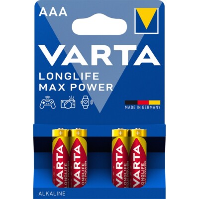32x LR3 MaxTech Longlife Max Power Batterie 1,5 Volt LR03 Micro AAA VARTA 4703