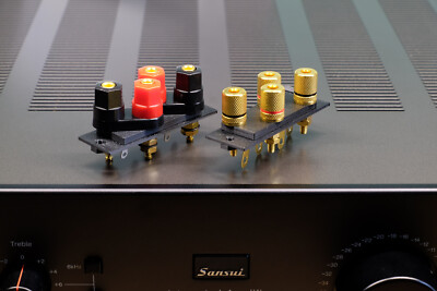 Sansui AU-11000A speaker terminal upgrade kit